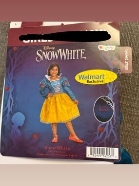 Snow White Girls Yellow & Blue Dress Costume - Walmart Exclusive 4/5